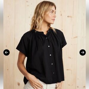 Jenni Kayne Willow Blouse in black